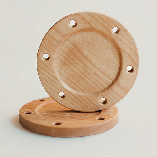 The Perfect Gift for Pilots: Handcrafted Birch Crush Plate Coasters