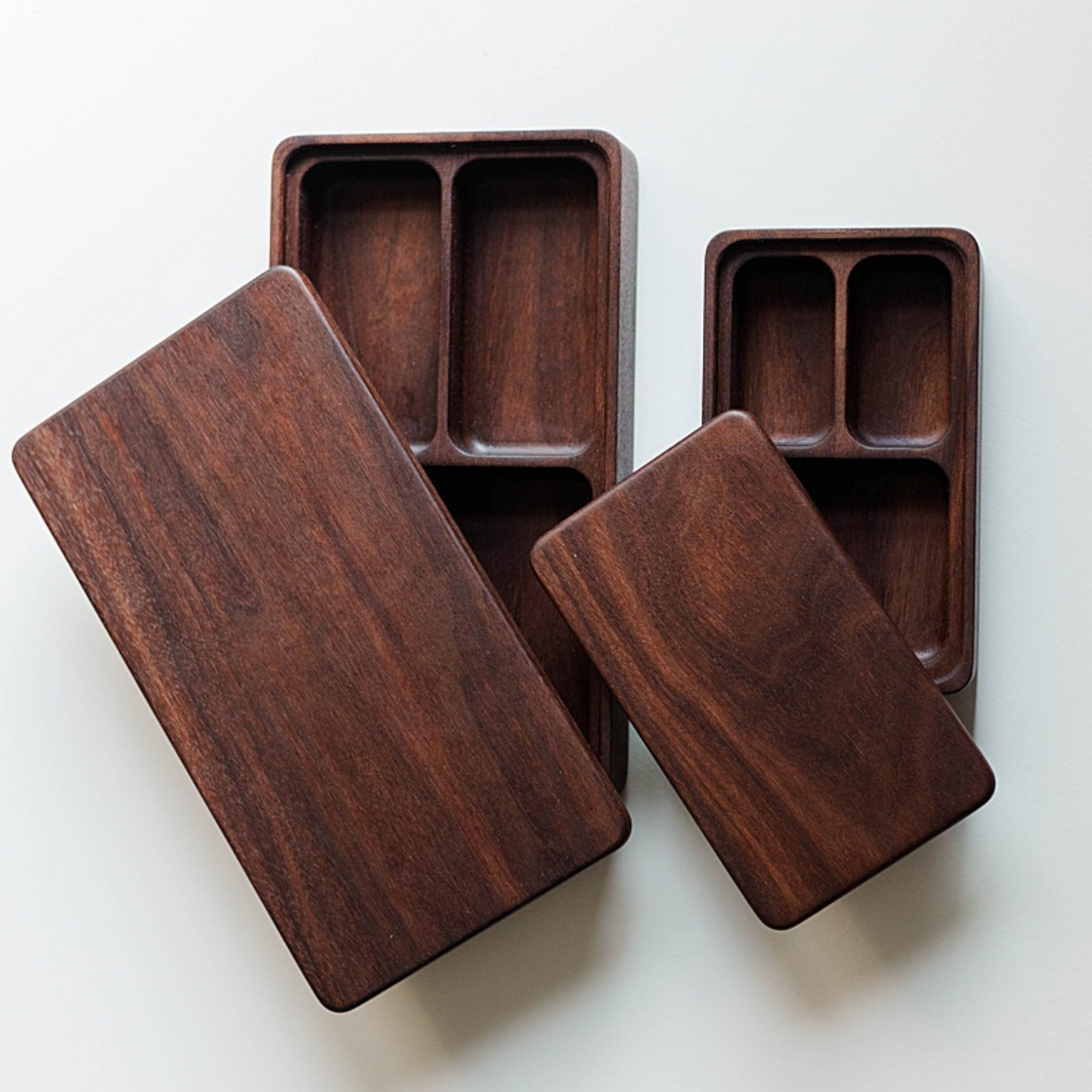 Custom Aviation Walnut Boxes